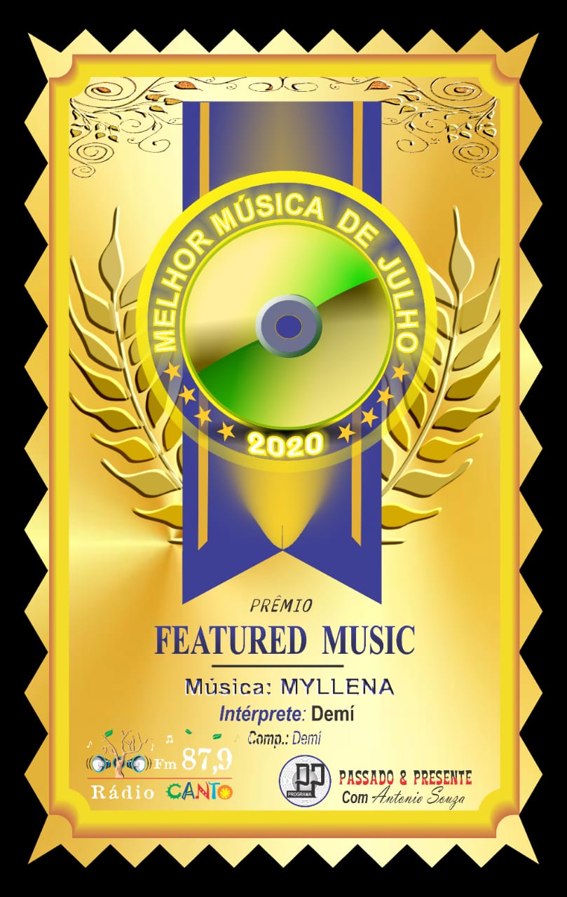Prêmio FEATURED MUSIC 07/2020 - Programa Passado & Presente